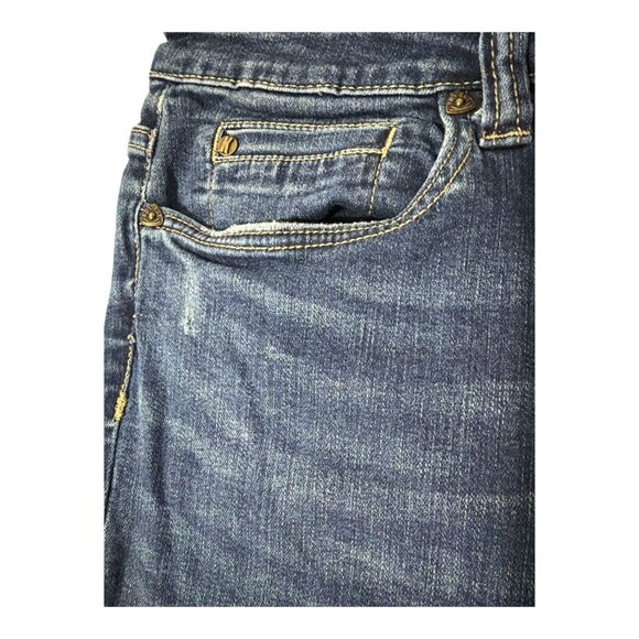 Kut From The Kloth Womens Denim Skinny Jeans With Frayed Hem Size 16 Blue Cotton - Picture 10 of 15